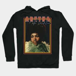 Soulful Sounds of Aretha Vintage Music Tee Hoodie